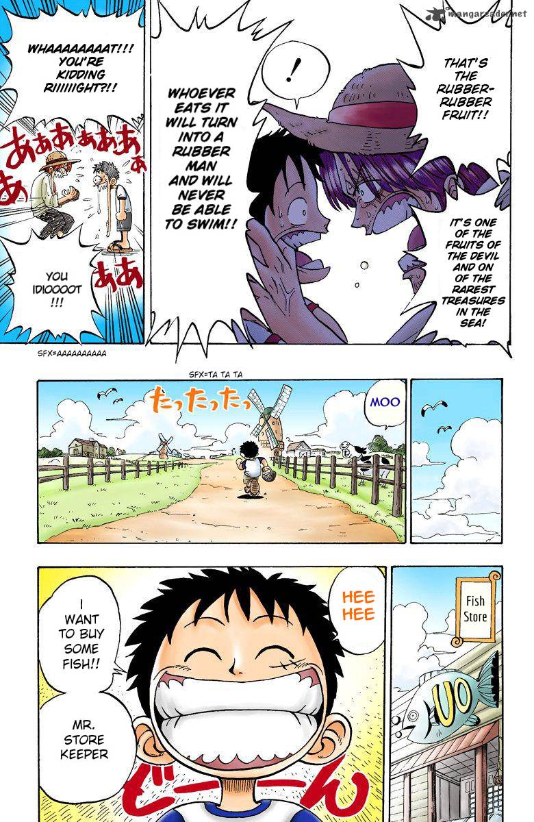 Read One Piece Colored Chapter 1 Mangafreak