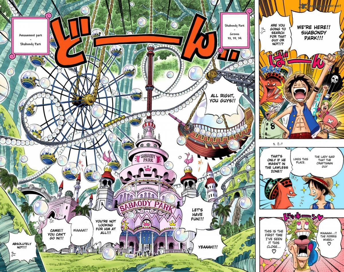 One Piece Colored Chapter 499 Page 5.