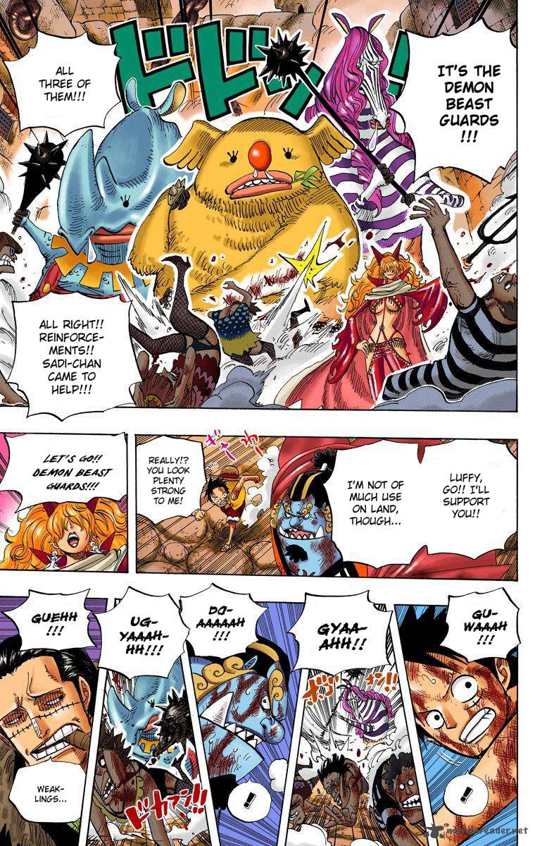 Read One Piece Colored Chapter 542 Mangafreak