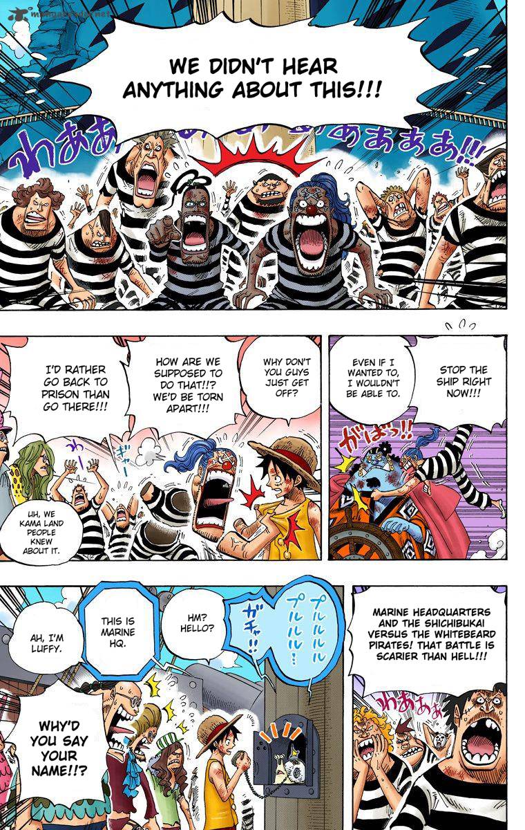Read One Piece Colored Chapter 549 Mangafreak