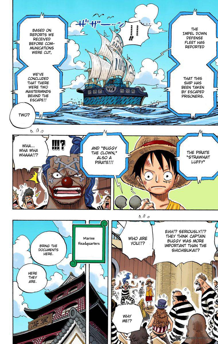 Read One Piece Colored Chapter 549 Mangafreak