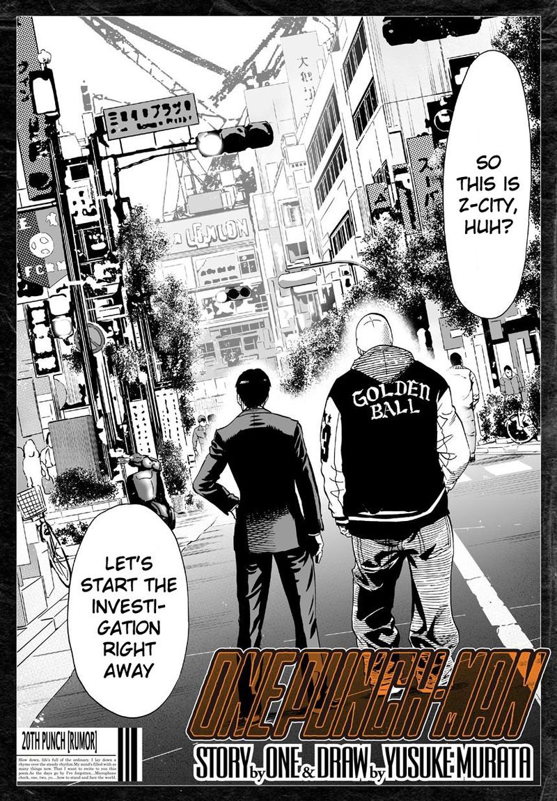 Onepunch Man Chapter 20 Page 1