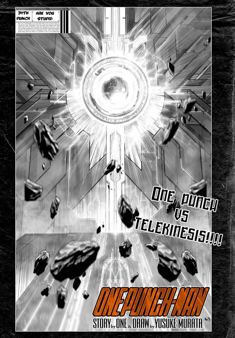 Onepunch Man Chapter 34 Page 1