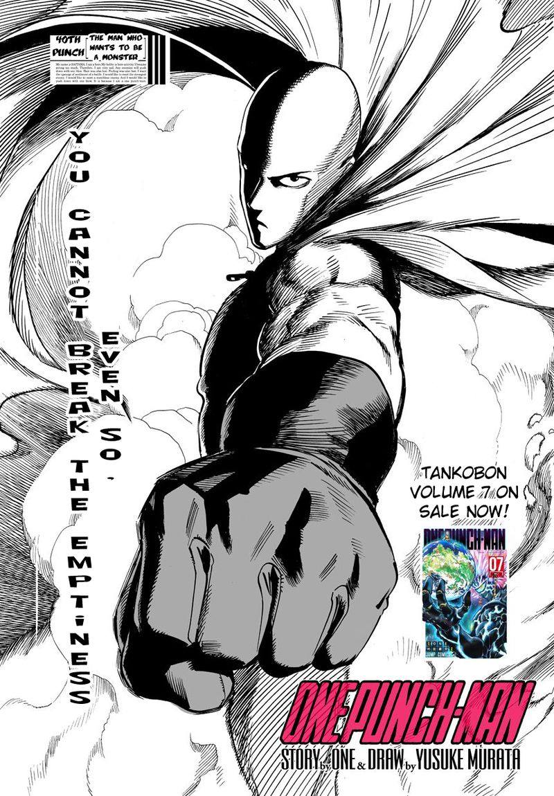 Read Onepunch Man Chapter 41 - MangaFreak