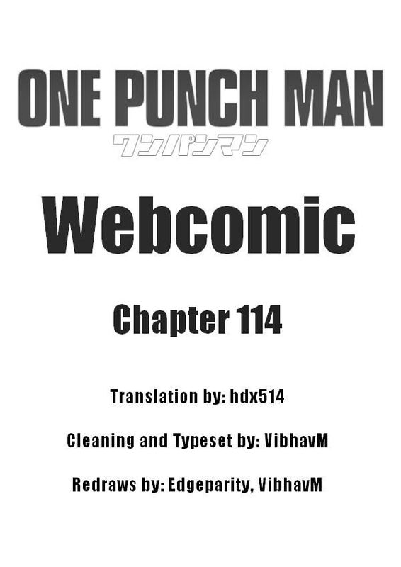 Read Onepunch Man One Chapter 114 Mangafreak