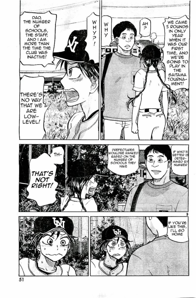 Ookiku Furikabutte Chapter 101 Page 9