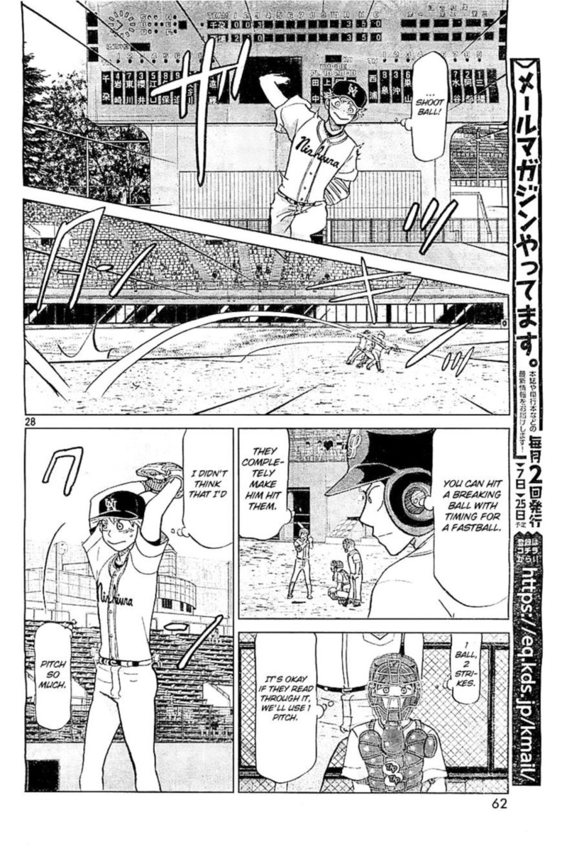 Ookiku Furikabutte Chapter 109 Page 28