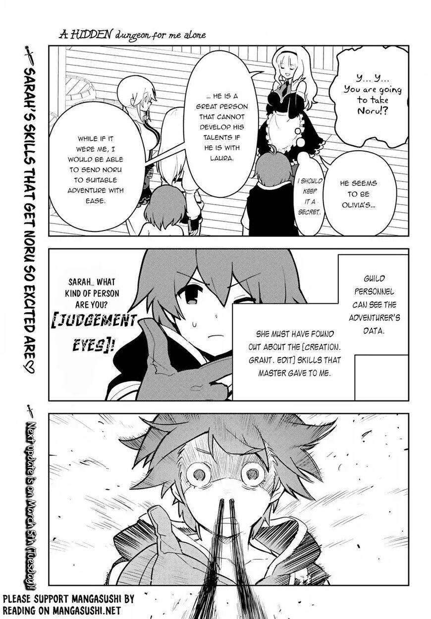 Read Ore Dake Haireru Kakushi Dungeon Kossori Kitaete Sekai Saikyou Chapter 17 Mangafreak Nor, the third son of an impoverished noble family who's lost the one job offer he had, was lucky enough to hear about this dungeon. read ore dake haireru kakushi dungeon