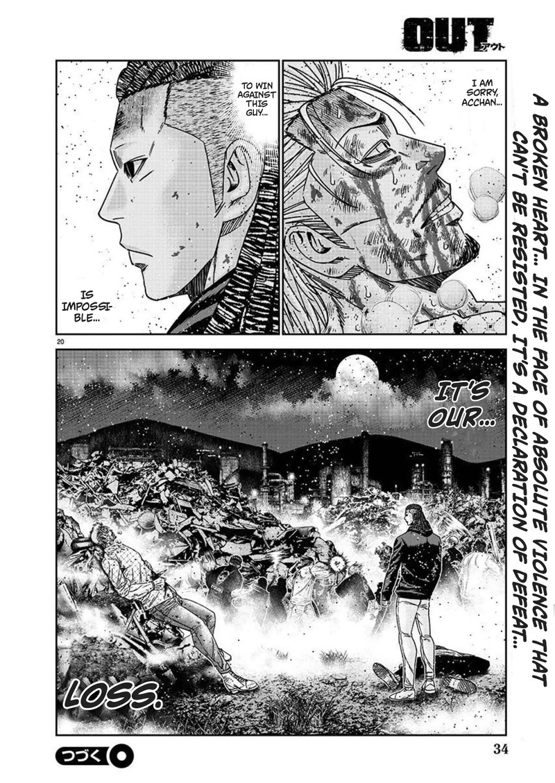 Out Mizuta Makoto Chapter 219 Page 19