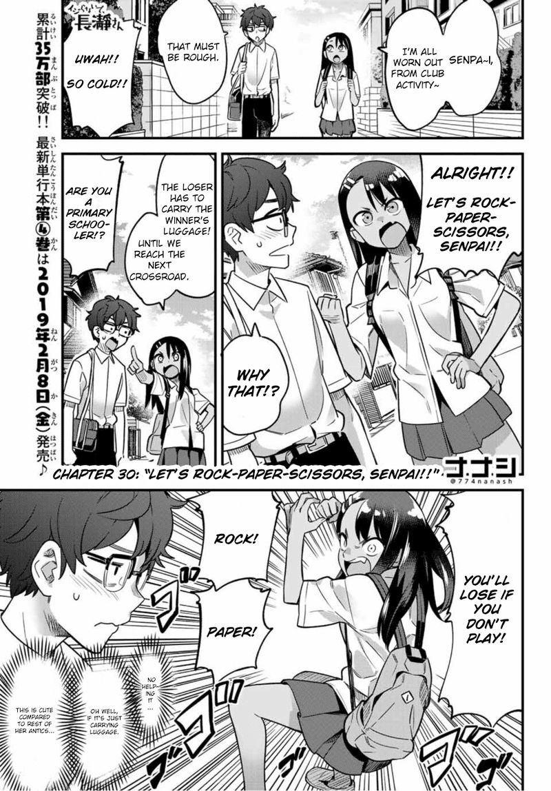 Please Dont Bully Me Nagatoro Chapter 30 Page 1