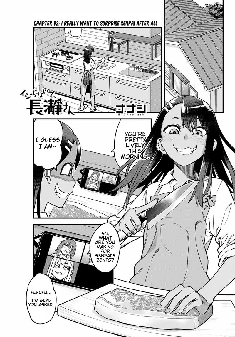 Please Dont Bully Me Nagatoro Chapter 92 Page 1