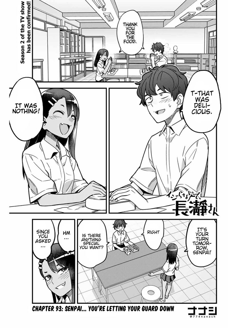 Please Dont Bully Me Nagatoro Chapter 93 Page 1