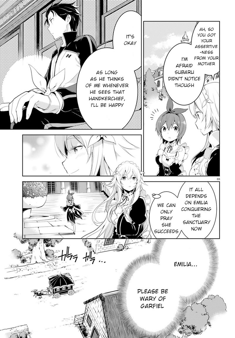 Rezero Kara Hajimeru Isekai Seikatsu Dai 4 Shou SeIIki To Gouyoku No Majo Chapter 3 Page 3