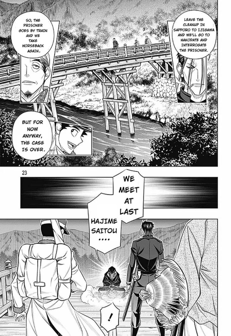 Rurouni Kenshin Hokkaido Arc Chapter 47 Page 22