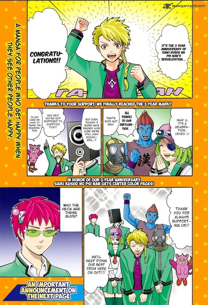 Wallpaper Read Saiki Kusuo No Psi Nan Chapter 151 Mangafreak For iPhone