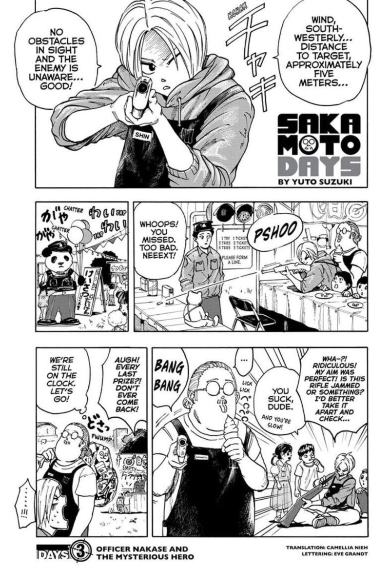 Sakamoto Days Chapter 3 Page 1
