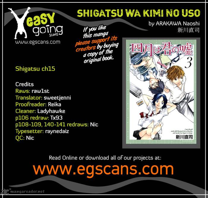 Shigatsu Wa Kimi No Uso Chapter 15 Page 1