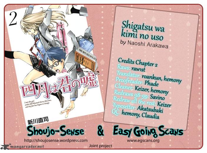 Shigatsu Wa Kimi No Uso Chapter 2 Page 1