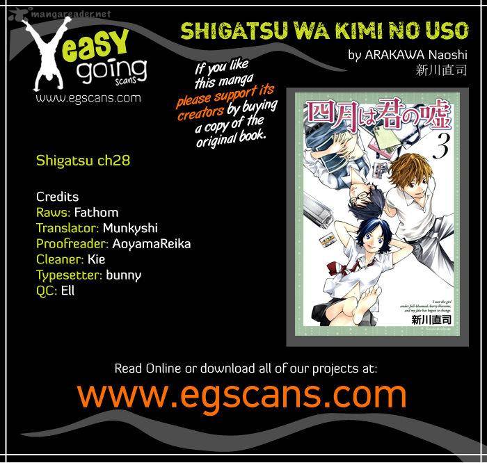 Shigatsu Wa Kimi No Uso Chapter 28 Page 1