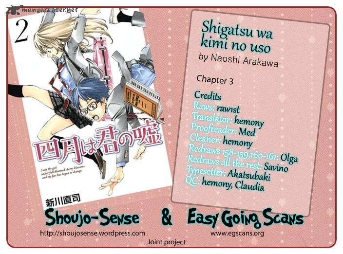 Shigatsu Wa Kimi No Uso Chapter 3 Page 1