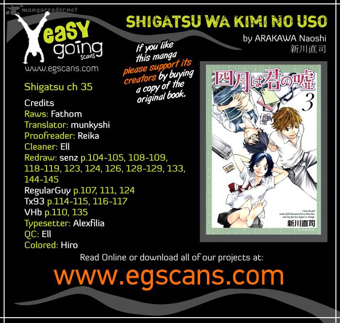 Shigatsu Wa Kimi No Uso Chapter 35 Page 1