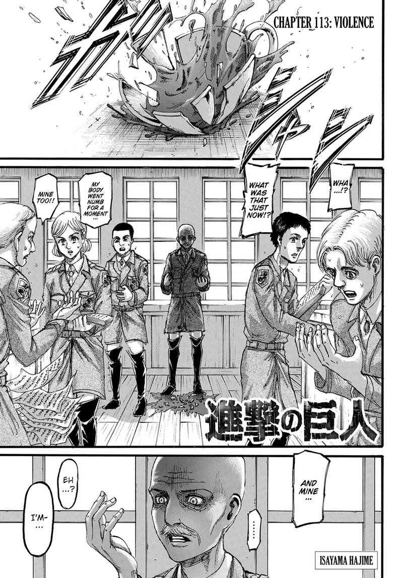 Shingeki No Kyojin Chapter 113 Page 1