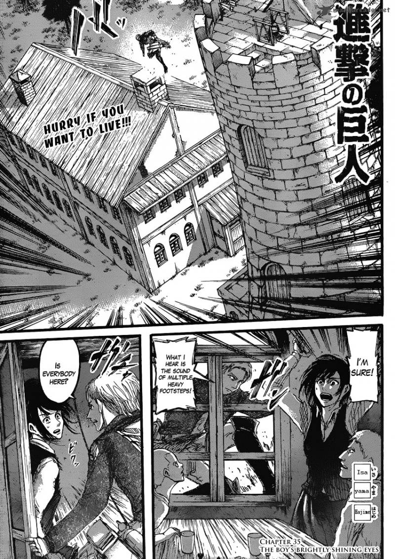 Shingeki No Kyojin Chapter 35 Page 1