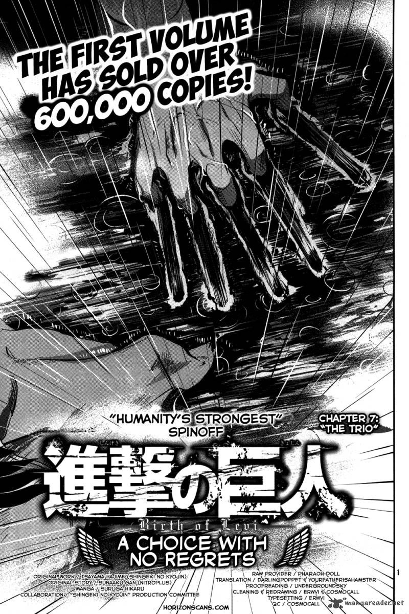 Read Shingeki No Kyojin Birth Of Levi Kuinaki Sentaku Chapter 7 Mangafreak Alright so the manga gets better. levi kuinaki sentaku chapter 7
