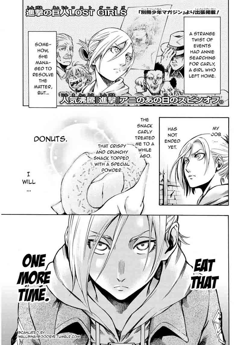 Read Shingeki No Kyojin Lost Girls Chapter 5 Mangafreak Miembro de la policia militar | sea como sea, donde sea pero contigo la cueva otaku, ♚annie leonheardt♔, annie leonhart i esche 3. shingeki no kyojin lost girls chapter 5