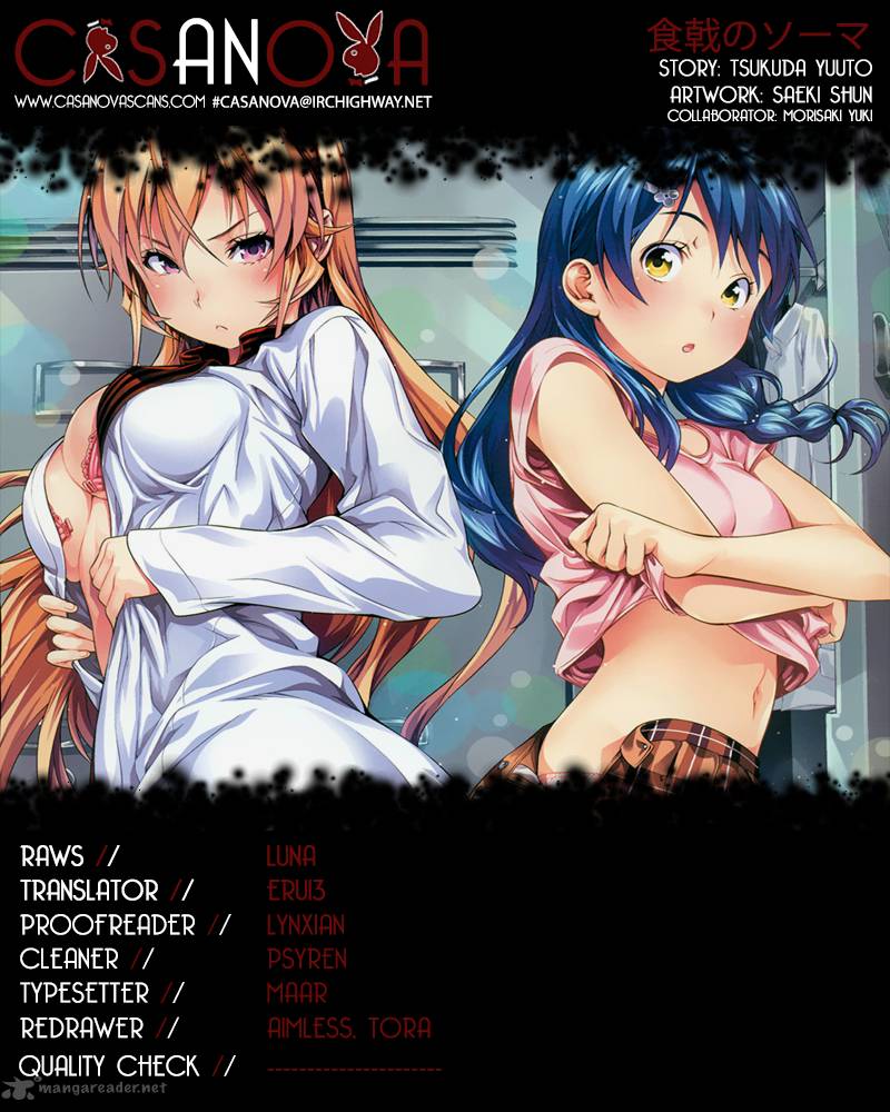 Read Shokugeki No Soma Chapter 129 Mangafreak