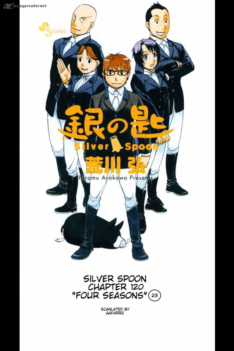 Here Comes The Silver Spoon Chapter 81 Read Silver Spoon Chapter 120 - MangaFreak