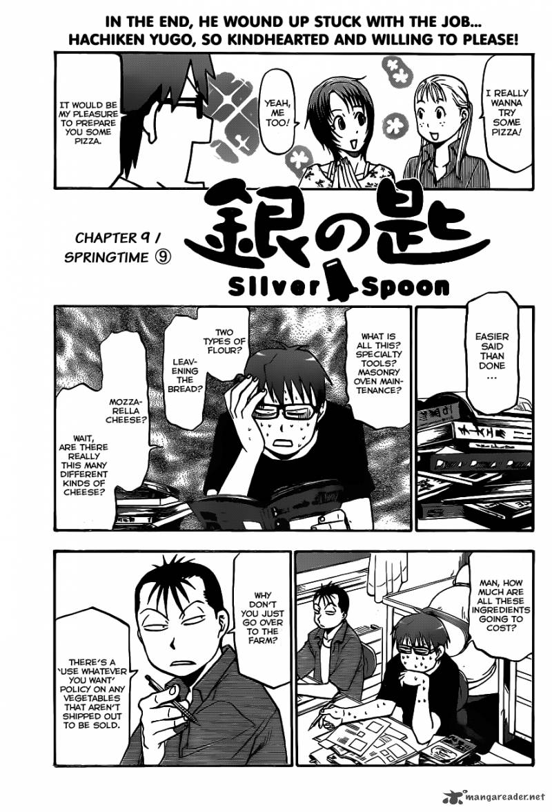 Here Comes The Silver Spoon Chapter 55 Read Silver Spoon Chapter 9 - MangaFreak