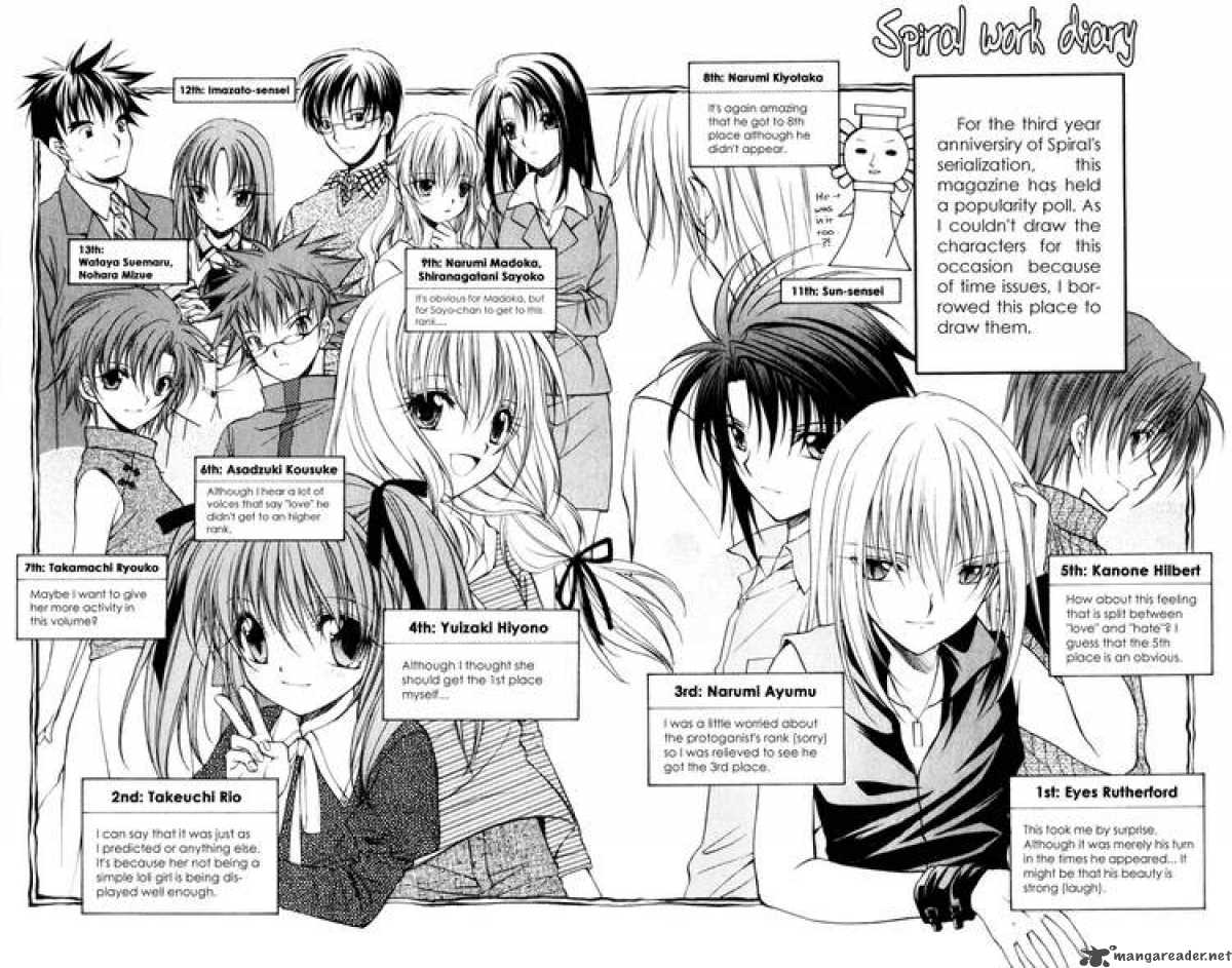 Get Wallpaper Read Spiral Suiri No Kizuna Chapter 40 Mangafreak For Free