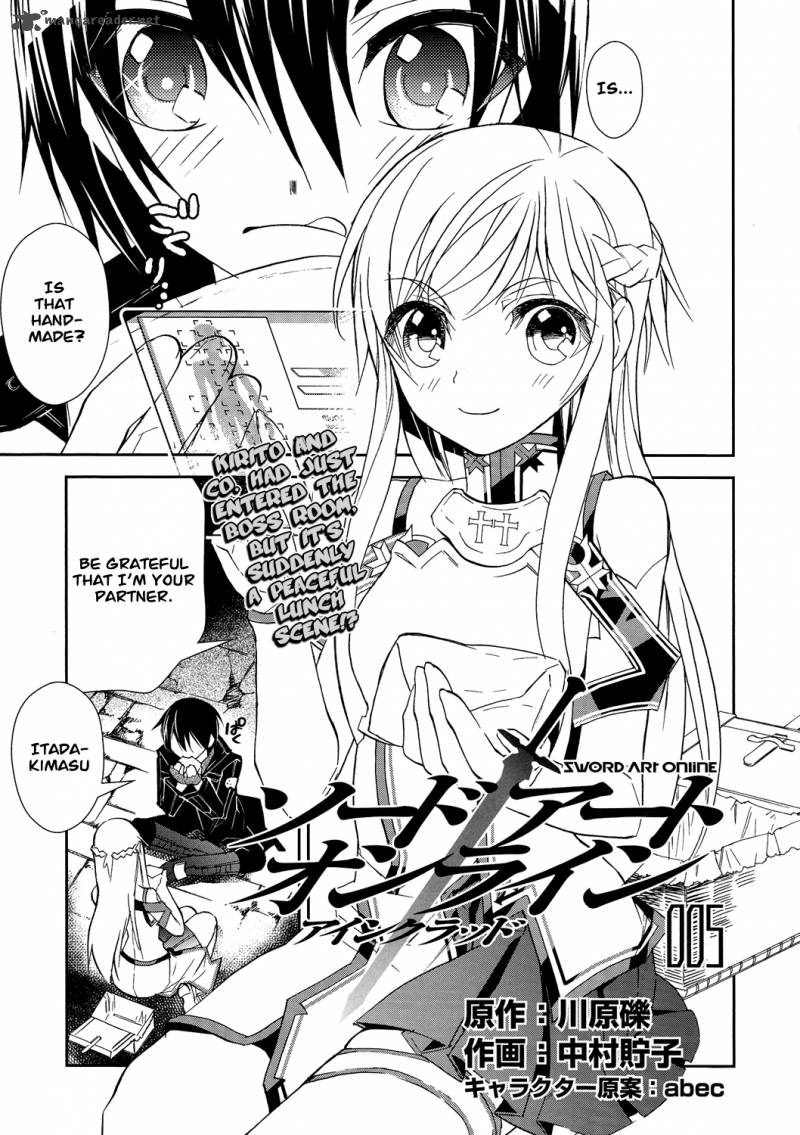 Read Sword Art Online Chapter 5 Mangafreak