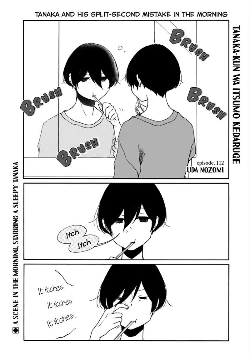 Read Tanaka Kun Wa Itsumo Kedaruge Chapter 112 Mangafreak Sighing, resting sleepy head on his elbows. read tanaka kun wa itsumo kedaruge