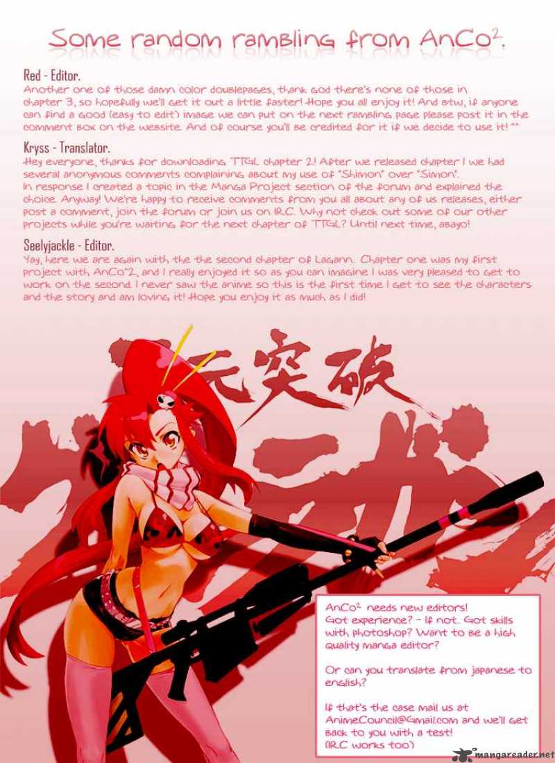 AnimeCouncil Gurren Lagann Scanlated Manga Chapters 1 - 4