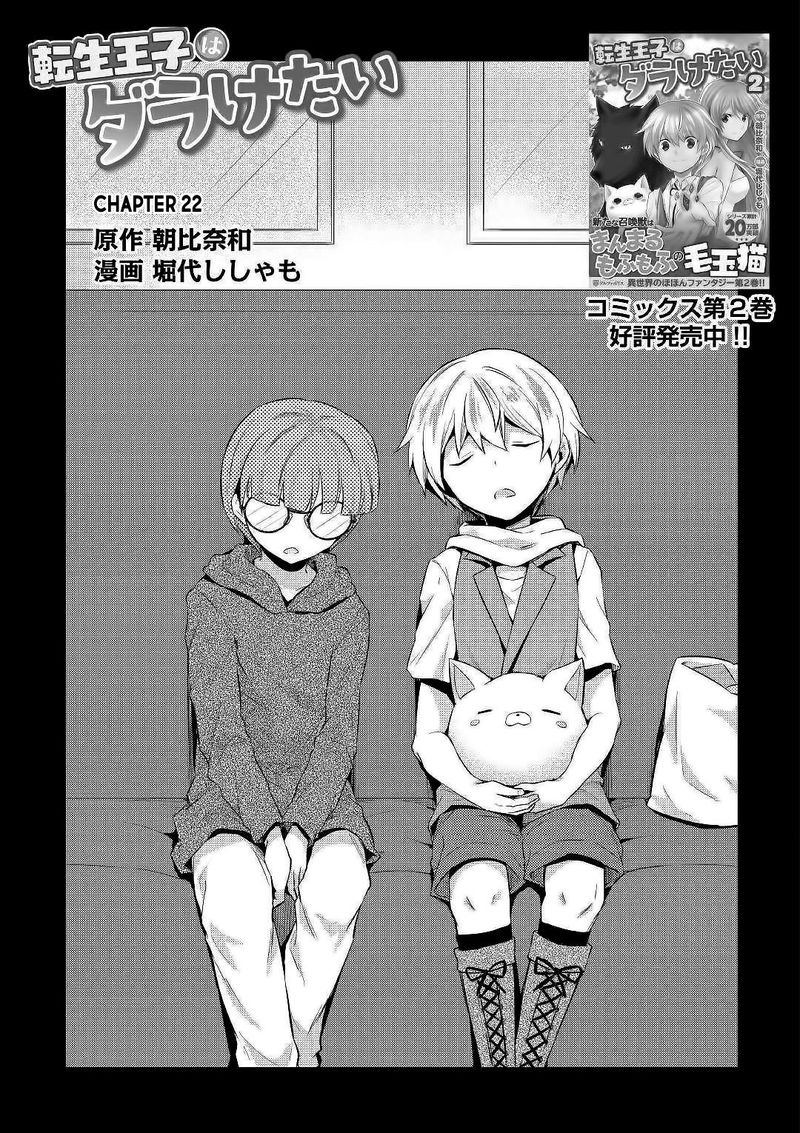 Read Tensei Ouji Wa Daraketai Chapter 22 Mangafreak