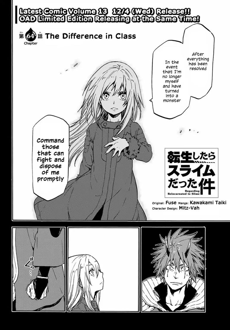 That Time I Got Reincarnated As A Slime Oad Meaning Read Tensei Shitara Slime Datta Ken Chapter 64 Mangafreak