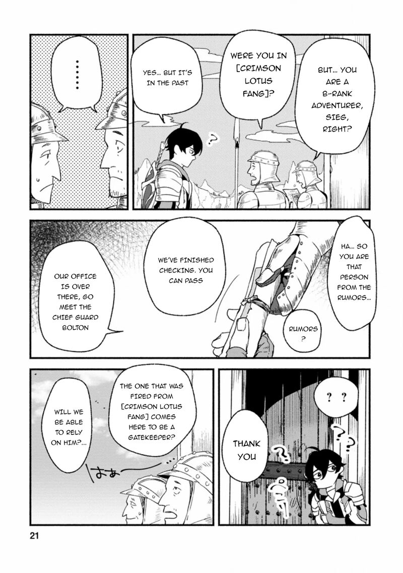 That Gatekeeper Because He Is The Strongest The Exiled Warrior With 9999 Defense Power Unmatched As The Gatekeeper Of The Royal Capital Chapter 1 Page 21