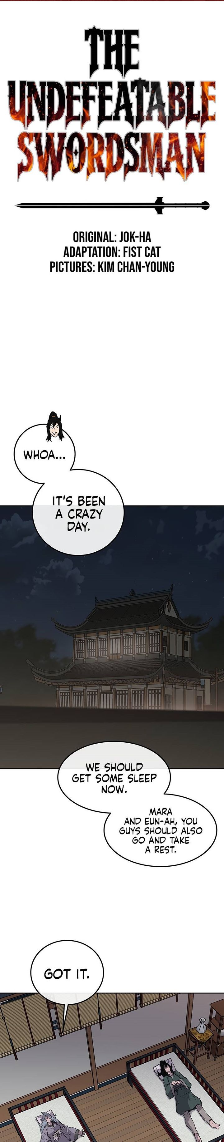 The Undefeatable Swordsman Chapter 91 Page 1