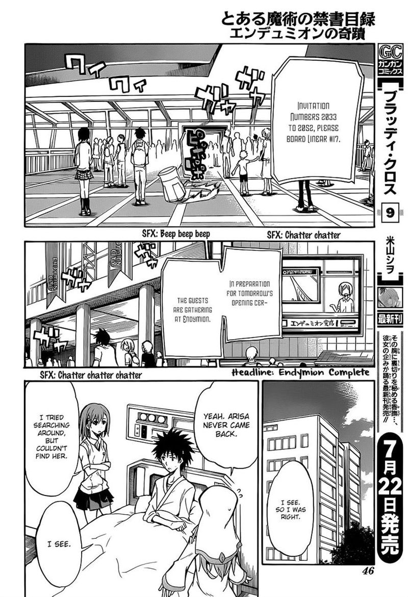 To Aru Majutsu No Kinsho Mokuroku Endymion No Kiseki Chapter 6 Page 14