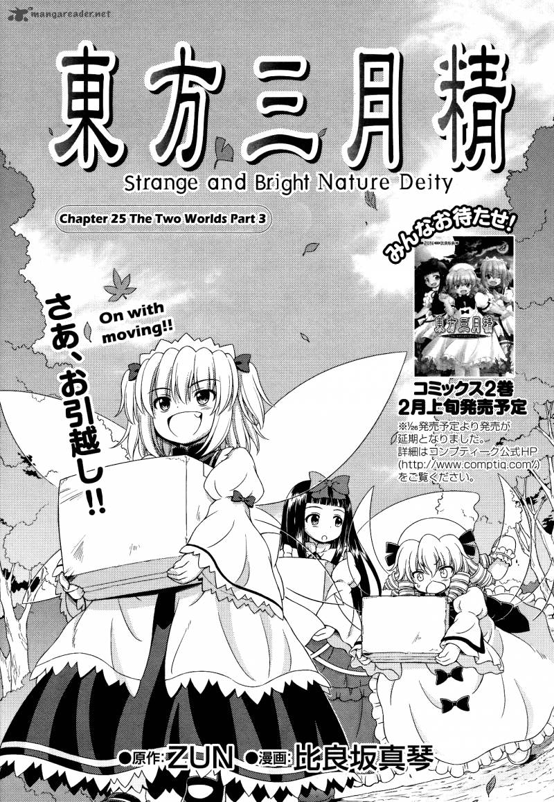 Read Touhou Sangetsusei Strange And Bright Nature Deity Chapter 25 Mangafreak