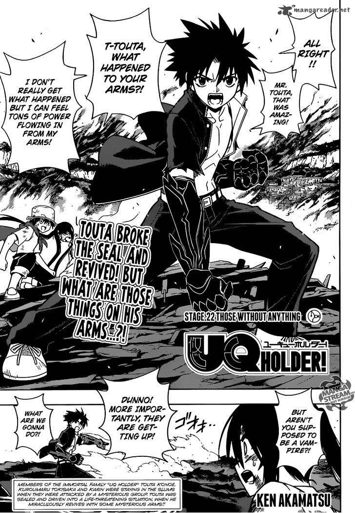 Read Uq Holder Chapter 22 Mangafreak