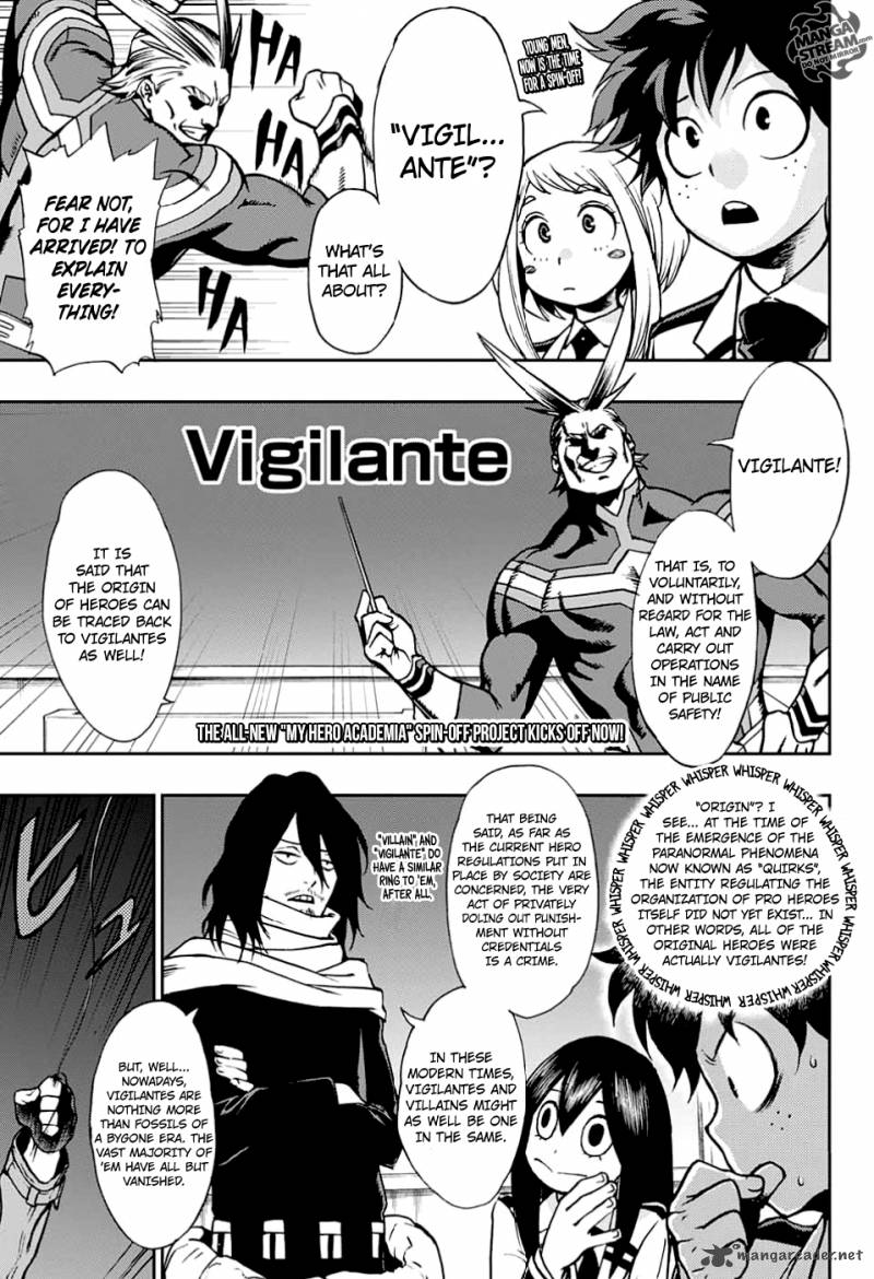 Read Vigilante Boku No Hero Academia Illegals Chapter 1 Mangafreak