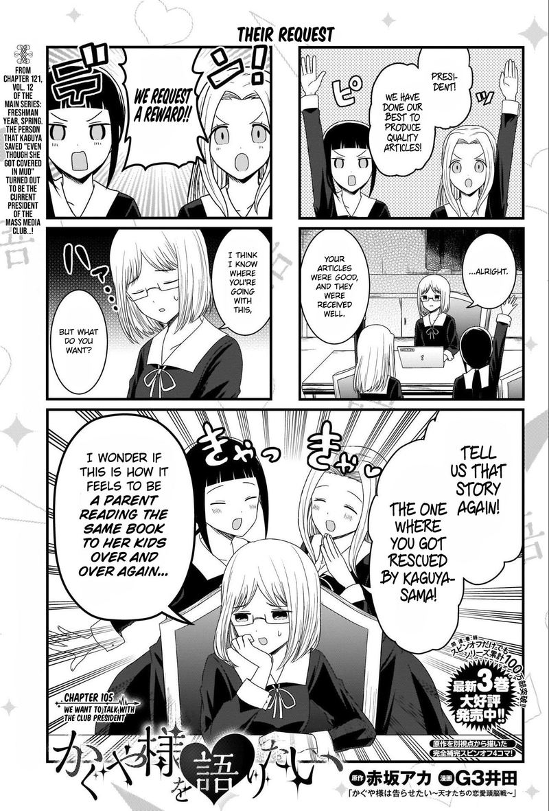 We Want To Talk About Kaguya Chapter 105 Page 2