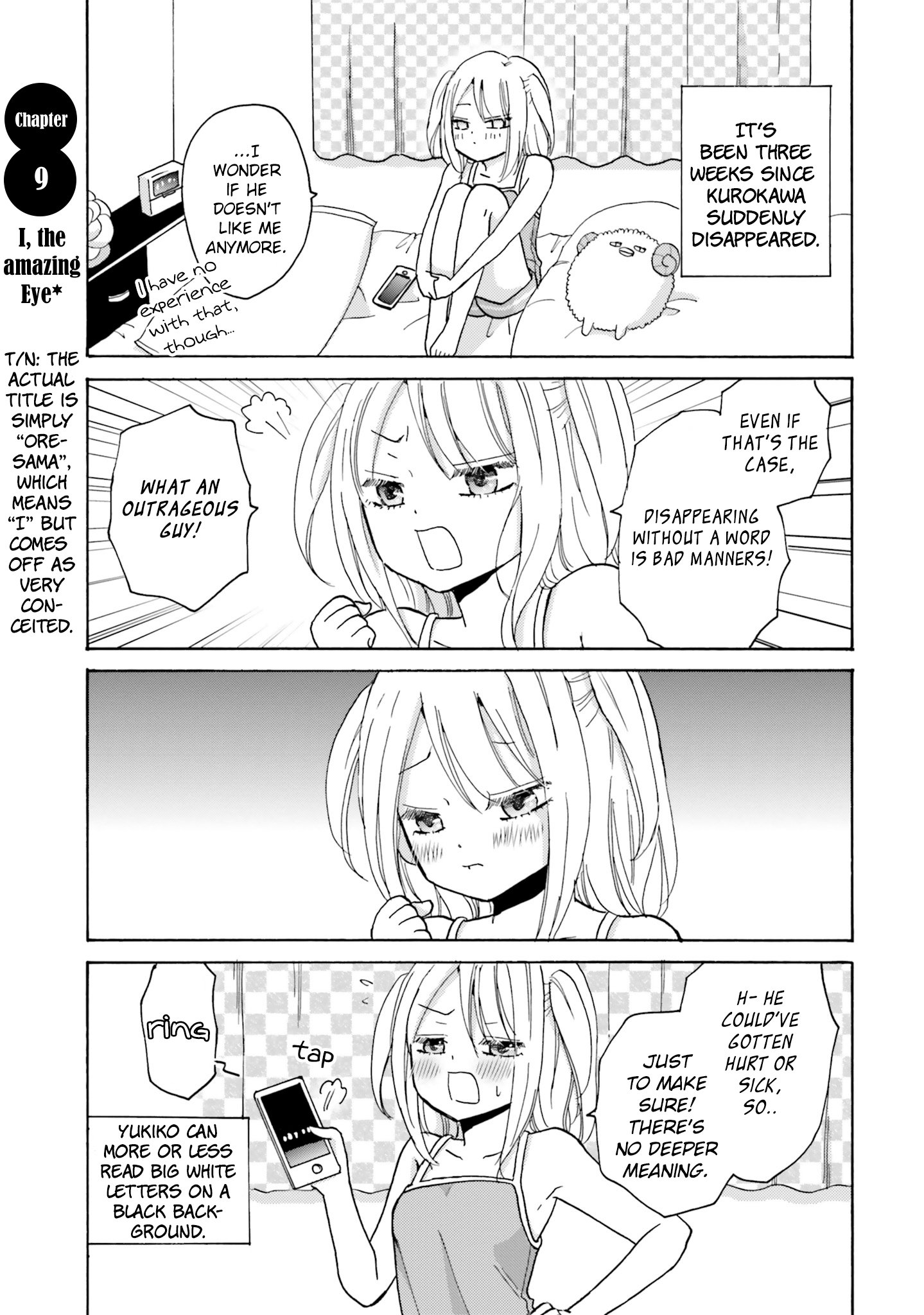 Yankee Kun To Hakujou Gaaru Chapter 9 Page 1