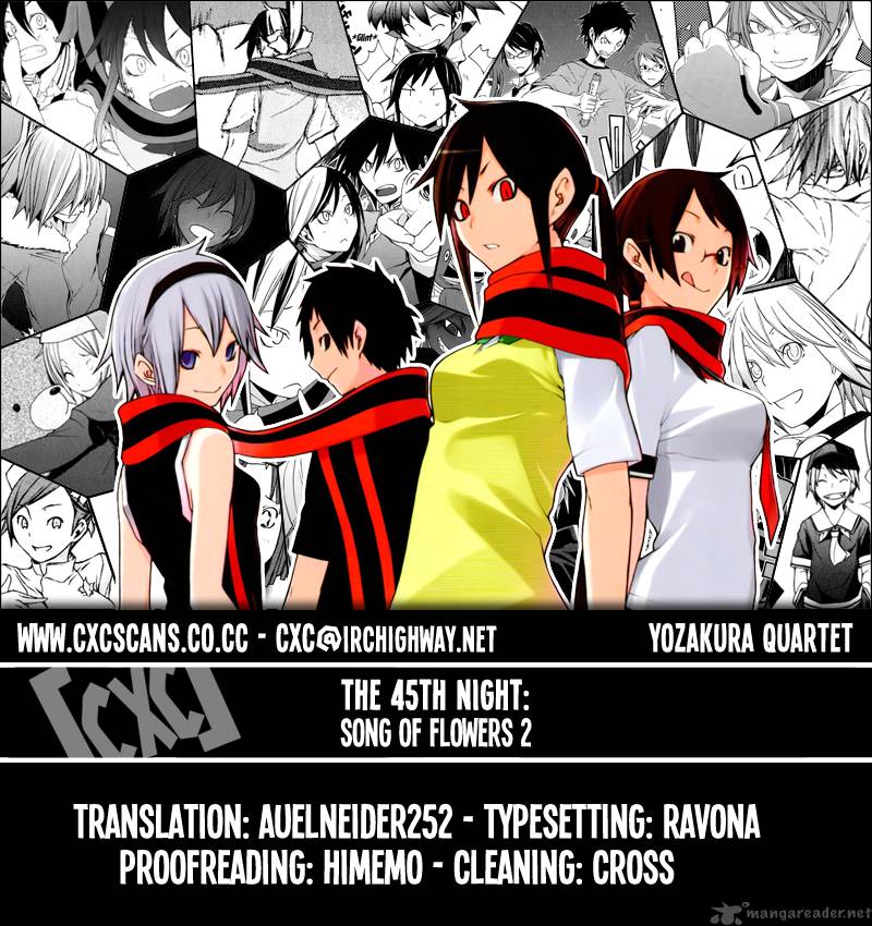 Read Yozakura Quartet Chapter 45 Mangafreak